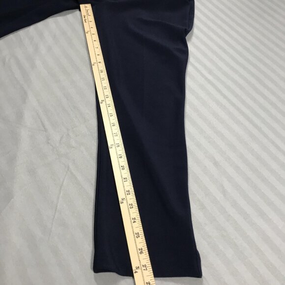 Joseph Ribkoff Pants Womens 10 Navy Blue Pull On Stretch Straight Leg Trousers - Picture 6 of 8